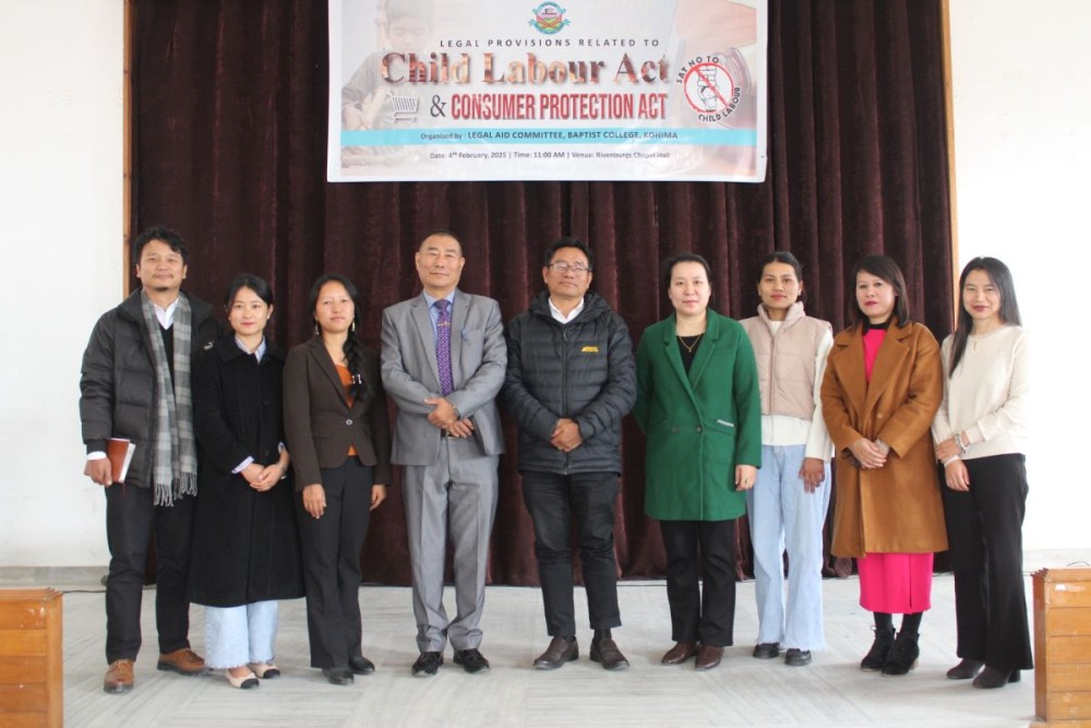 Resource persons and others during the awareness programme held at Rivenburgs Chapel Hall, Kohima on February 4.